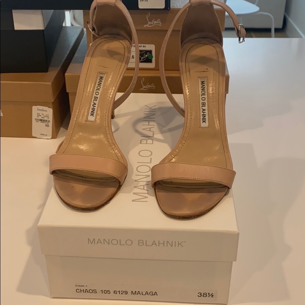 Nude Manolo Blahnik heels